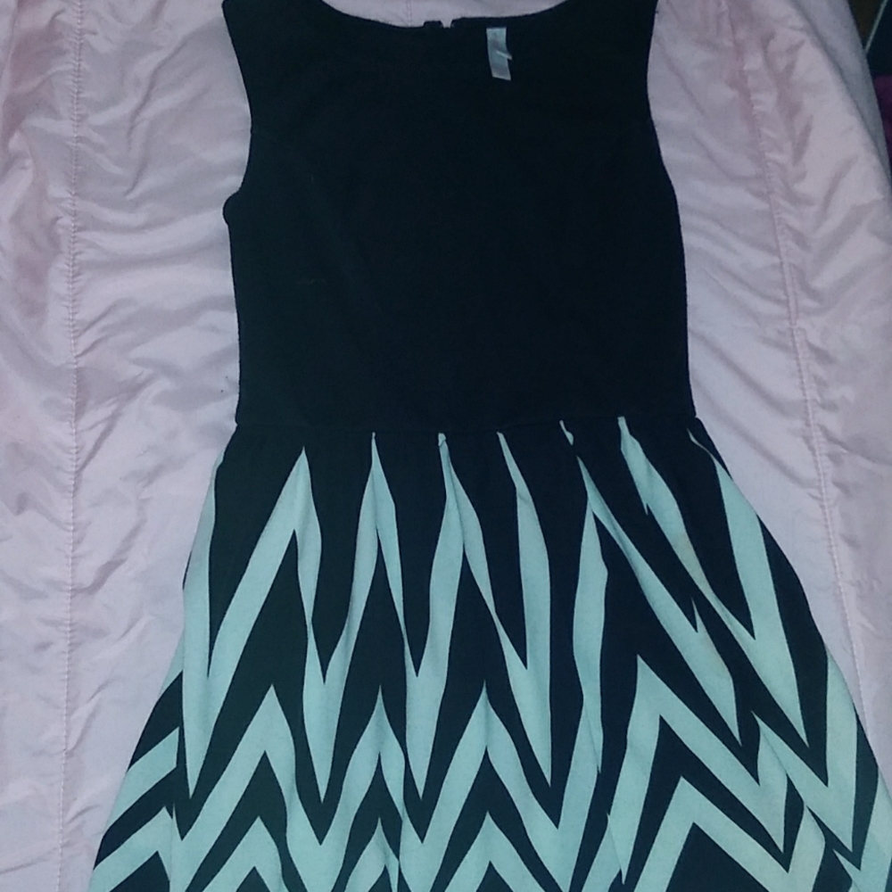 Xhilaration Black/white mini dress size extra small